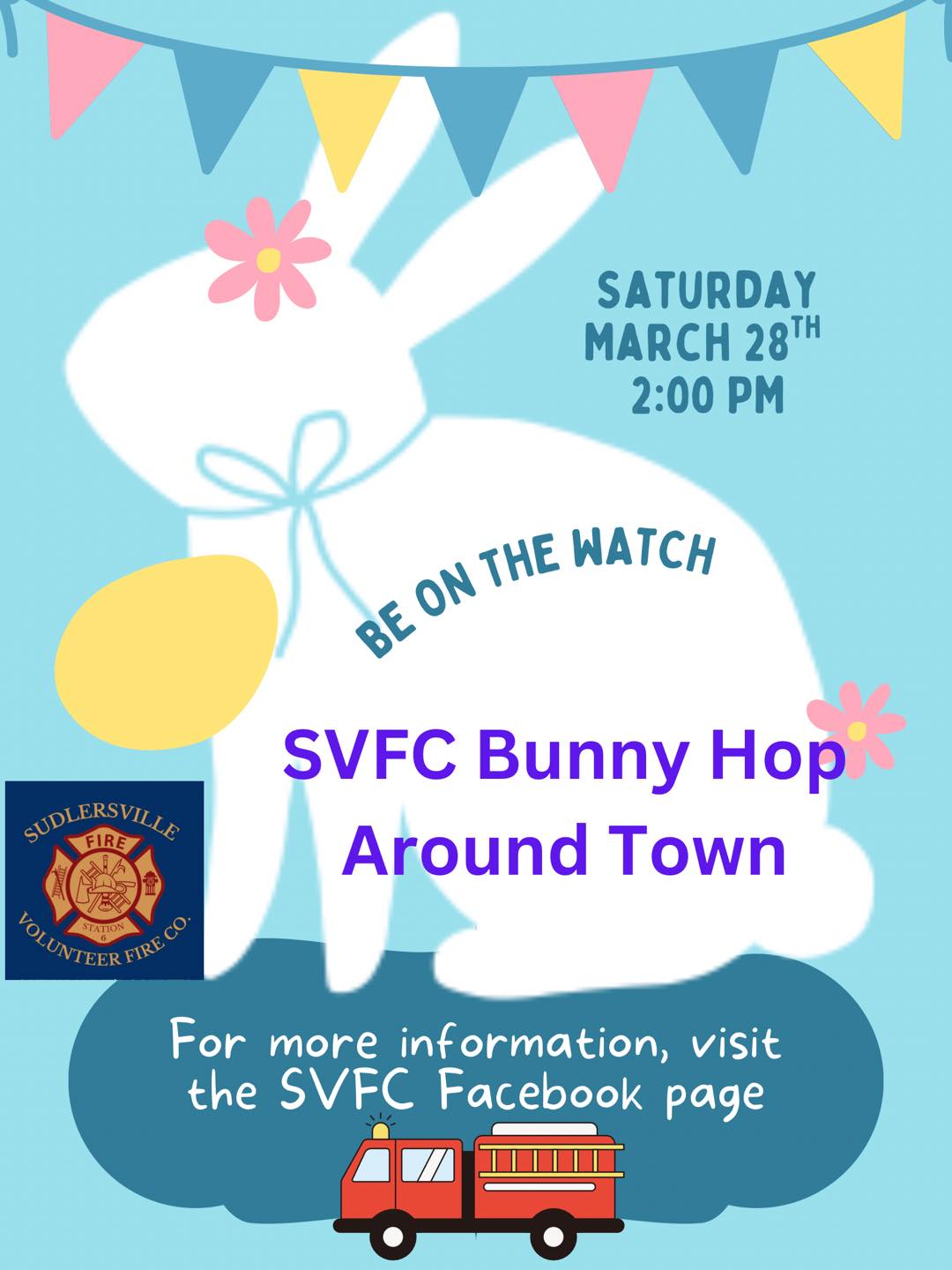 🐰🚒 Bunny Hop Around Town! 🚒🐰