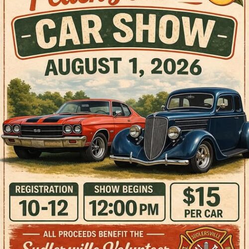 Peach Festival Car Show Reminder!