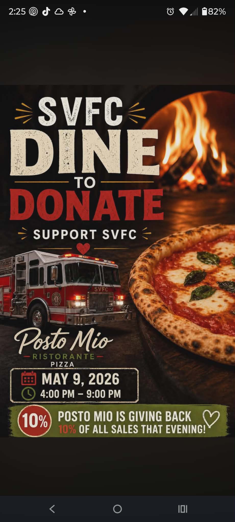 SVFC Dine to Donate