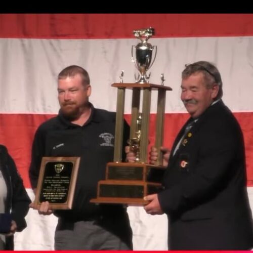 SVFC Lieutenant Will Darling Wins Prestigious Silver Spring Trophy at MSFA Convention!