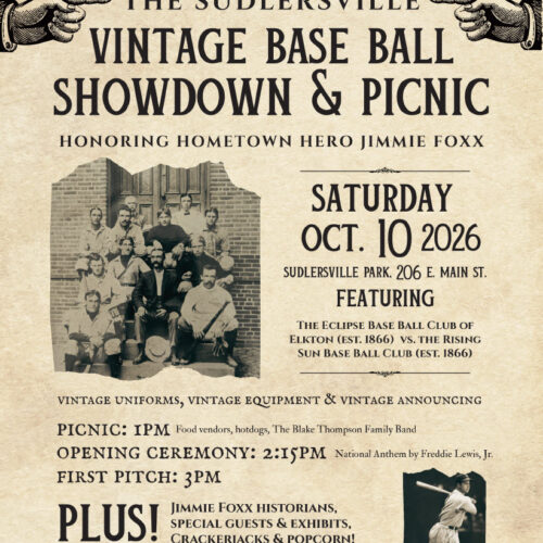 THE SUDLERSVILLE VINTAGE BASE BALL SHOWDOWN & PICNIC