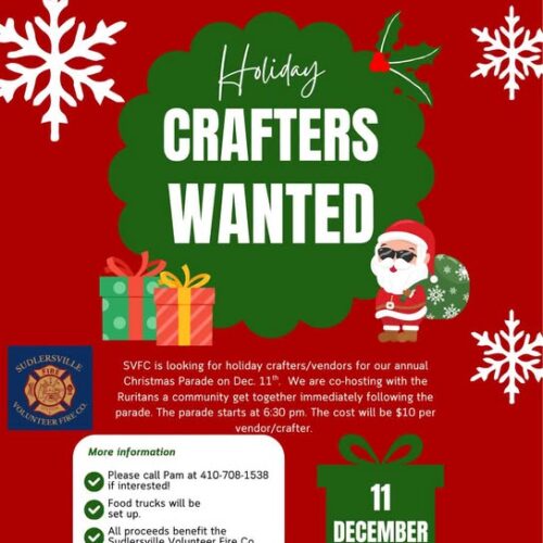 Holiday Crafters and Vendors Wanted